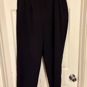 212 Collection ladies black dressy trousers/pants 18S petite elasticity pockets